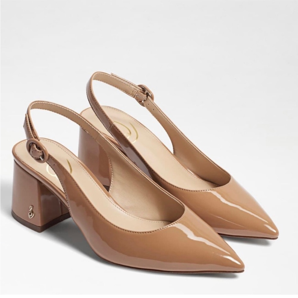 Nude Slingback pumps